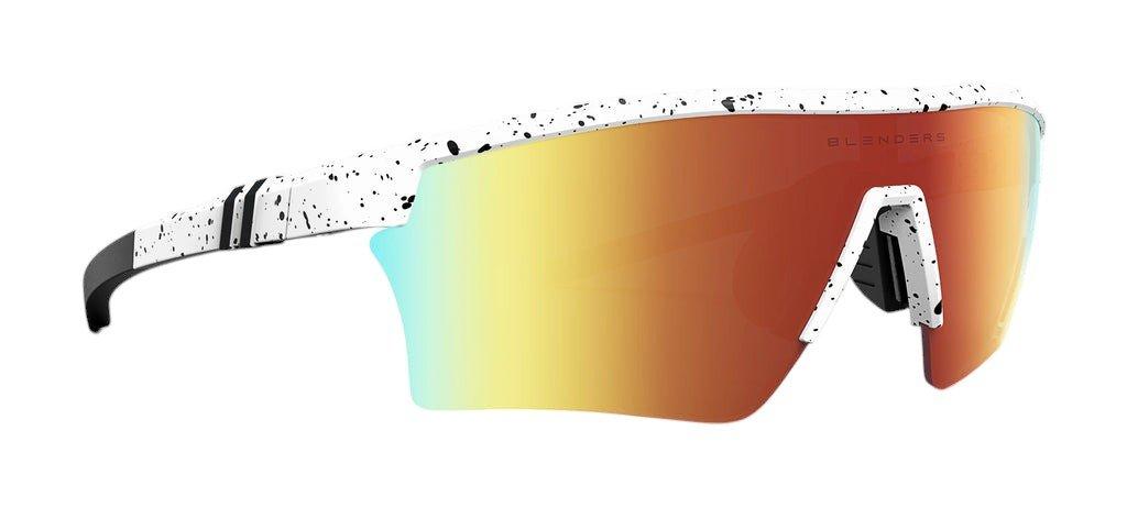 Blenders Pacer White Splatter Sunglasses - WHITE